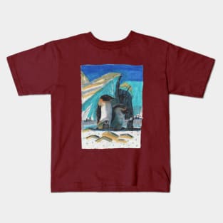 Penguin Family Kids T-Shirt